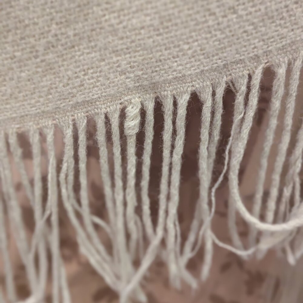 Soia & Kyo/FabFitFun Woven Scarfigan with Fringe, One Size, Gently Used - Picture 8 of 10